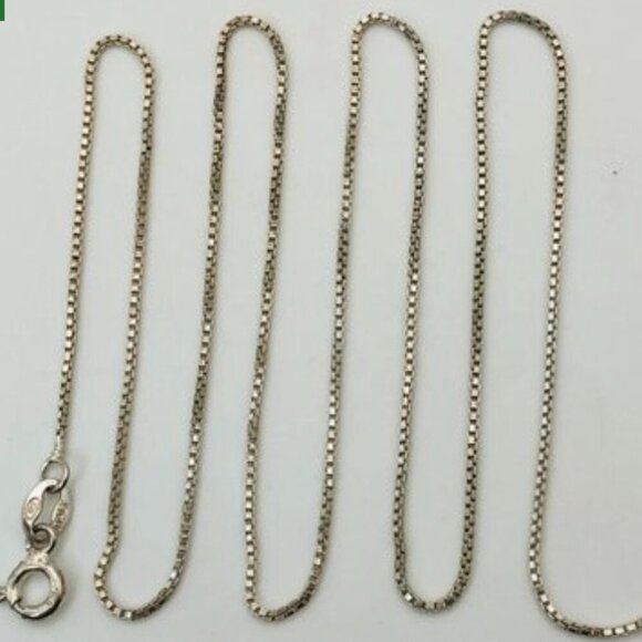 Sterling Silver Garden Trowel Pendant Necklace Italy Box Chain - Picture 12 of 14